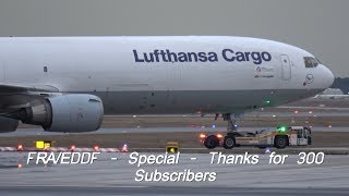 10 MINUTES Plane Spotting FRA Frankfurt Airport // 300 Subscribers -- Special --