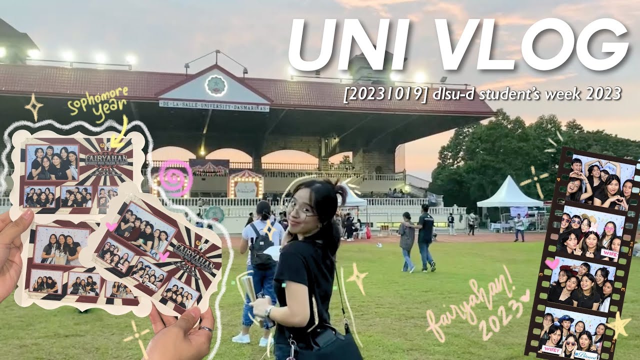 [231019] uni vlog: dlsu-d student's week 2023 🎪🍃 - YouTube