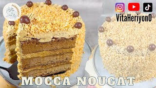 MOCCA NOUGAT CAKE (Recipe ✅)