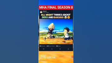 ALL MIGHT thinks about DEKU and BAKUGO 🤯🤩 | #myheroacademia #edit #amv #mha #anime