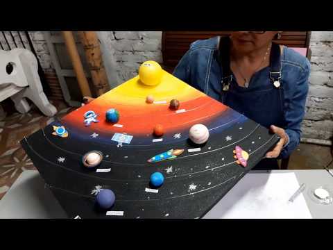 maqueta fácil del sistema solar