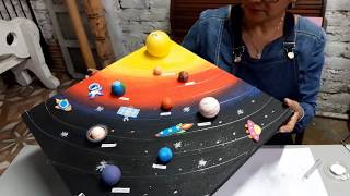 maqueta fácil del sistema solar