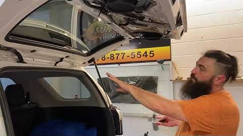 How to tint the back glass on a Toyota 4Runner?