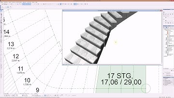 Archicad 18   GDL function Demo 2 of an angled stair without the need of the dialoge box for editing