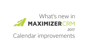 Maximizer CRM 2017 - what