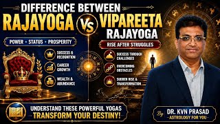 Difference Between Rajayoga and Vipareeta Rajayoga | Vedic Astrology Explained | Astrology For You