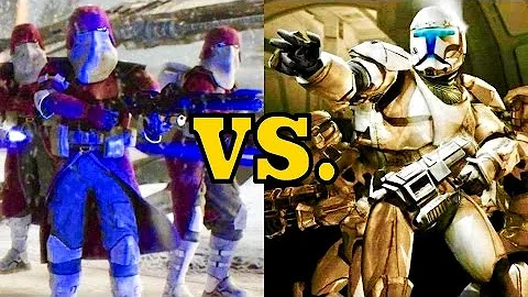 Galactic Marines vs. Clone Commandos - Armor, Weaponry and Training Comparison