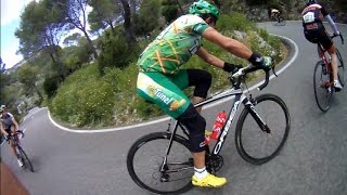 60 Minute Uphill Cycling Trainer Workout in Spain Full HD