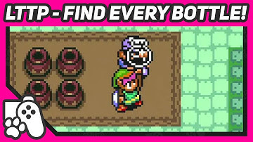All Bottle Locations - A Link To The Past (The Legend of Zelda - SNES) - Find ALL Of The Bottles!