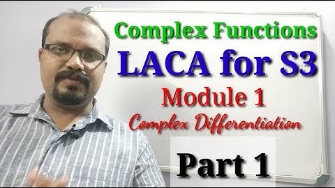 Complex Functions | KTU S3 Mathematics| Module 1