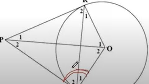 Prove that PROS is a cyclic quad given tangent from same point.