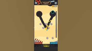 How To Loot - Pull The Pin GOLD Mode Level 33 | New Android Gameplay Walkthrough #braingame #shorts