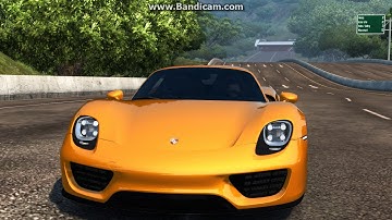 TDU2 Porsche 918 Spyder new performance both directions on the test road