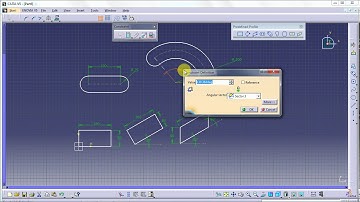 Sketch predefined Sketch profiles on Catia V5 session3