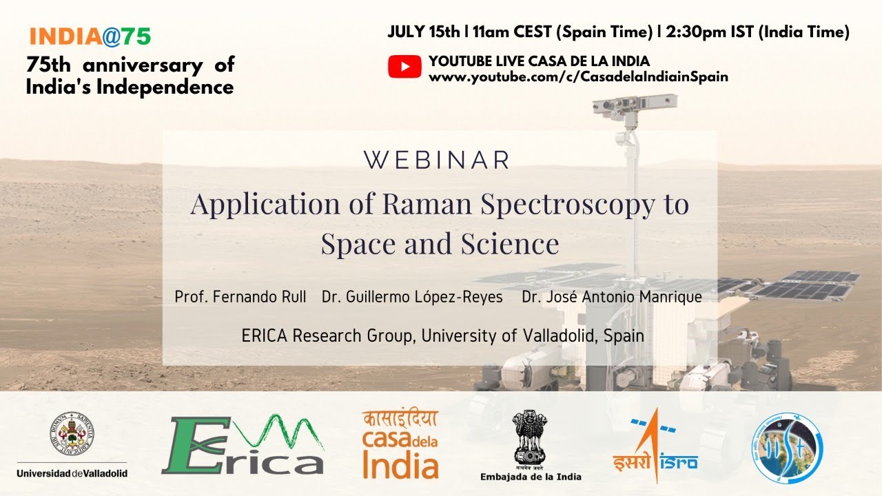 Webinar  “Application of Raman Spectroscopy to Space and Science”