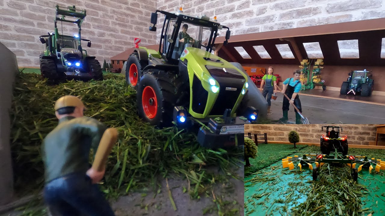 Siku 1:32/Уборка травы XXL/Валкоуборочные валки и уплотнение силоса/Валкоуборочные валкоукладчики...