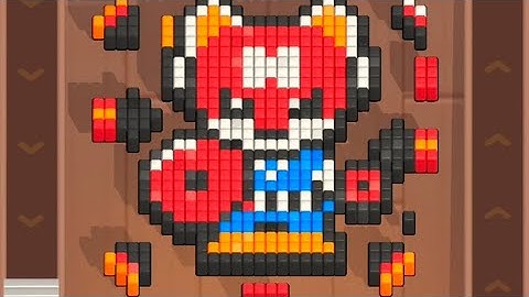 Color pixel shooter level 35 Walkthrough Solution 