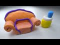 DIY How to Make Polymer Miniature Sofafor Barbie Dollhousе/The clay