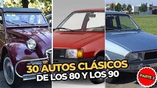 30 AUTOS CLÁSICOS de los 80 y los 90 (Parte 2 de 3) | PERDÓN, CENTENNIALS