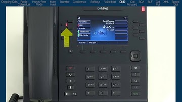 Mitel 6869i Phone: Using Do Not Disturb (DND)
