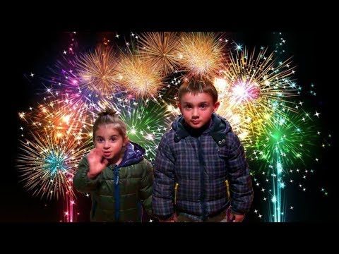 Feu d'artifice du 14 juillet / მათე და ნინა მიდიან ფეიერვერკის სანახავად, გასართობი ვიდეო