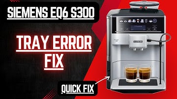 EQ6 Says Empty Drip Tray (But It’s Empty)? Do This Fast
