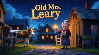Old Mrs. Leary 🔥🎶 | Fun Kids Sing-Along Nursery Rhyme | 3D Cartoon Music Video