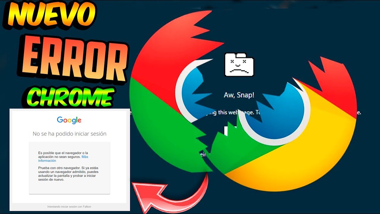 cuchara garaje recompensa Nuevo ERROR en GOOGLE Chrome / BL0QU30 Acceso a NAVEGADORES - YouTube