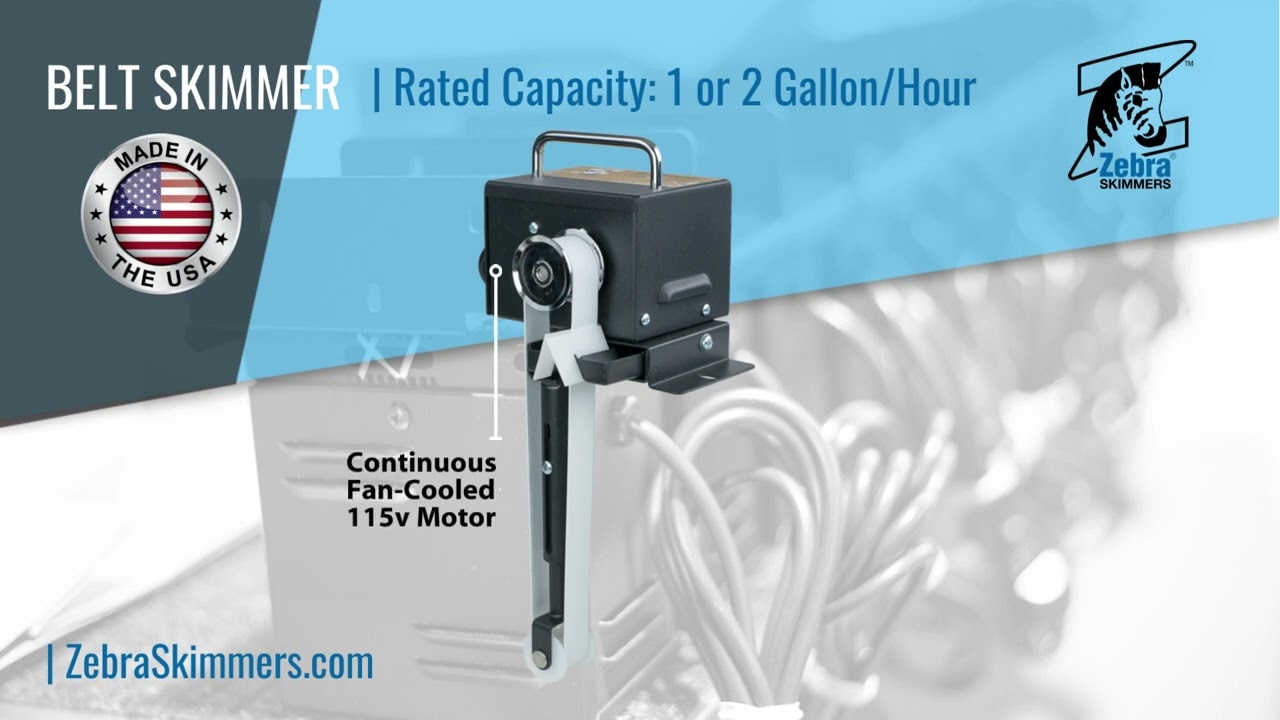 Experience Top-Notch Quality with Zebra Skimmers' Tramp Oil Belt Skimmer