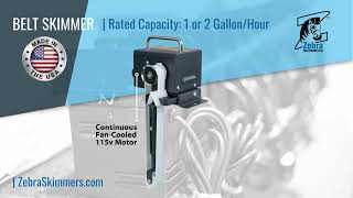 Experience Top-Notch Quality with Zebra Skimmers' Tramp Oil Belt Skimmer