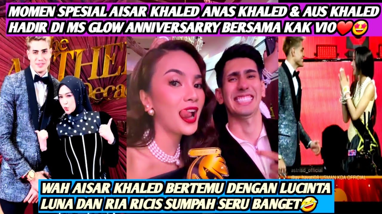 MOMEN SERUUU‼️AISAR KHALED DATANG KE ACARA MS GLOW ANNIVERSARRY❗BEGINILAH RESPON DARI BU NENA