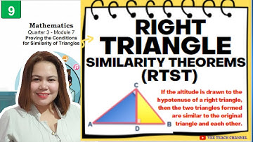 RIGHT TRIANGLE SIMILARITY THEOREM (RTST)| GRADE 9