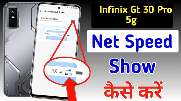 Infinix Gt 30 Pro 5G net speed show/Infinix Gt 30 Pro 5G me net speed kaise dekhe/network setting