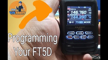 Programming Your FT5D #yaesu  #FT5D #YAESU #hamradio #hamharder