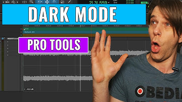 Avid Pro Tools: How to use Dark Mode -- OBEDIA.com Digital Audio Training and Tech Support