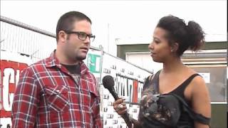 Celebrity DevilDriver interview at Download Festival 2012 with Sophie K (TotalRock) Profile