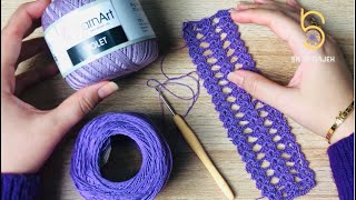 فاصلة كتاب كروشية بسيطة وانيقة bookmark crochet / سحى ناجح