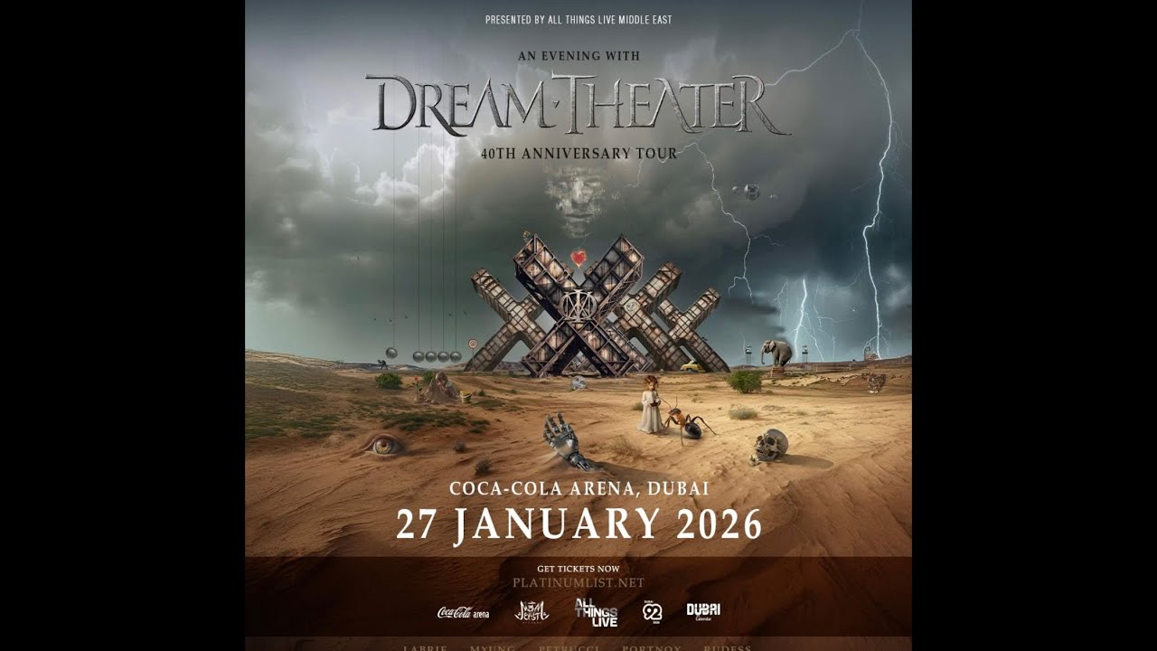 DREAM THEATER | 40TH ANNIVERSARY TOUR | COCA-COLA ARENA, DUBAI