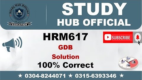HRM617 GDB Solution Fall 2023, HRM617 GDB Solution Fall 2022, HRM617 GDB Solution, HRM617 GDB