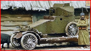 My First CSM Kit – Building the 1/35 Lanchester Armoured Car