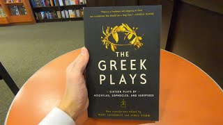 The Greek Plays Sixteen Plays By Aeschylus Sophocles And Euripides Book Close Up And Inside Look