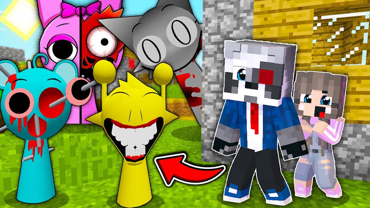 СПРУНКИ - МАЙНКРАФТ ХОРРОР ФИЛЬМ ВСЕ СЕРИИ INCREDIBOX SPRUNKI MINECRAFT SCP СБОРНИК РАКУНА И ДОЧКИ