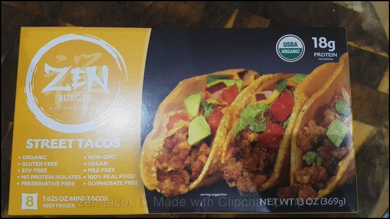 Zen Burgers Vegan Street Tacos Video 96 YouTube