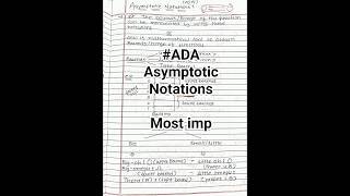 Analysis Of Algorithms #GTU #Most imp  question asked in gtu #GATE #Engineering sem 4 #ADA