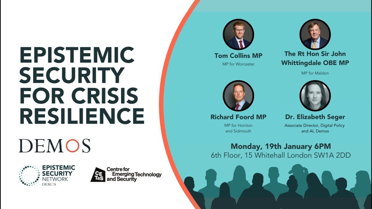 Epistemic Security for Crisis Resilience