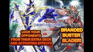 YU-GI-OH! UPDATED BRANDED BUSTER BLADER DECK--Lock Your Opponents From Activating Effect\/Master Duel