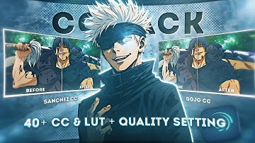 Alight Motion 4K Quality + Premium CC Pack (40+ CC & Luts)