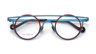 Modern Round Frame Glasses Sleek Titanium Eyewear For Todays Style