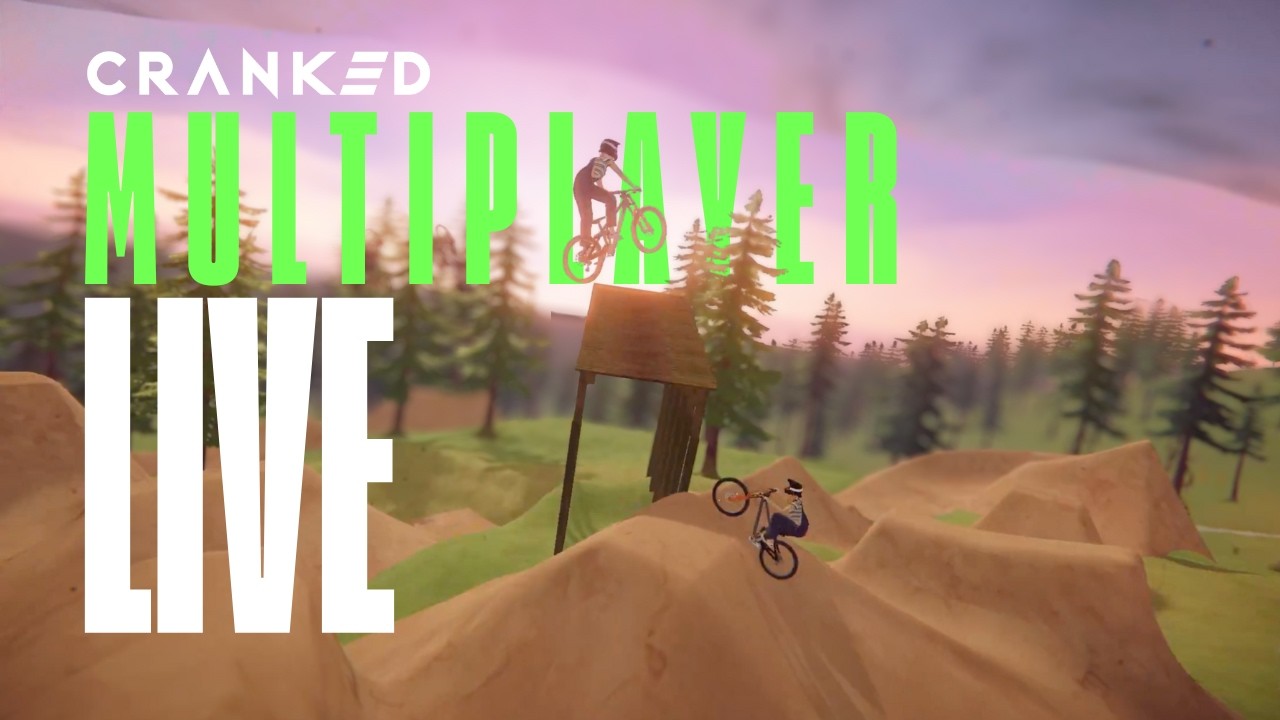 Cranked Developer Live - Multiplayer Testing! MTB Game - Ep. 27