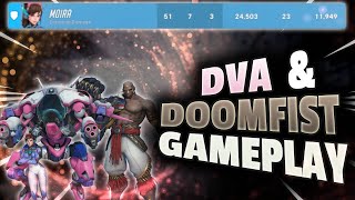 D.Va & Doomfist: Unleashing Chaos in Overwatch 2! 51 KILLS!